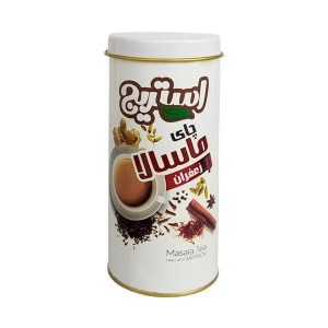 چای ماسالا زعفرانی قوطی فلزی 300گ استریج