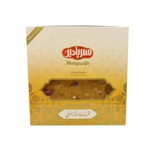 لقمه نبات ممتاز زعفرانی کوچک 1350گ مهرپادین