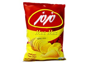 سوپر چیپس ساده 240گ مزمز