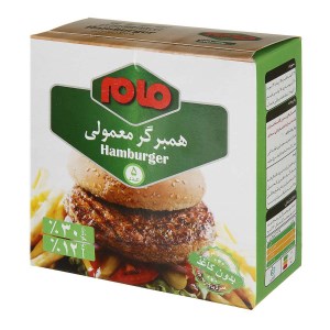 همبرگر معمولی 30 درصد مام