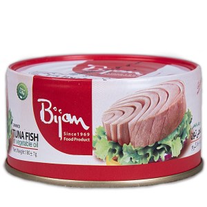 کنسرو تن ماهی در روغن گیاهی 180 گ بیژن