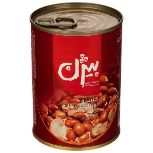 کنسرو لوبیا چیتی با قارچ 380 گ بیژن