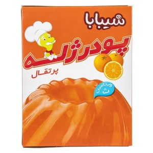 پودر ژله پرتقال100گرم شیبابا