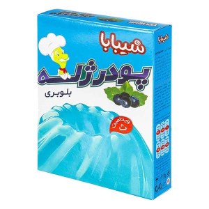 پودر ژله بلوبری شیبابا100گرمی
