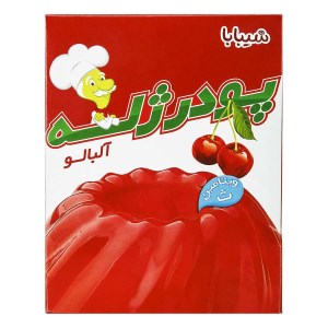 پودر ژله البالو 100 گرمی شیبابا
