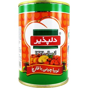 کنسرو لوبیا با قارچ 420گ دلپذیر