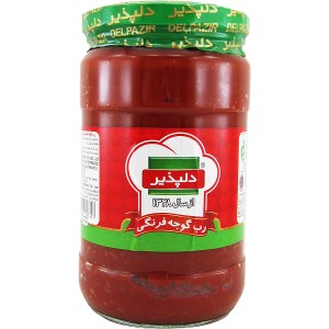 رب گوجه 680گ شیشه دلپذیر