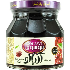 مربای البالو 320گ شیشه ای الیزابت موسوی