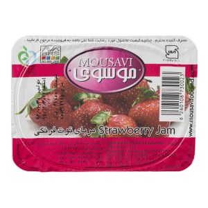 مربا توت فرنگی 225گ موسوی