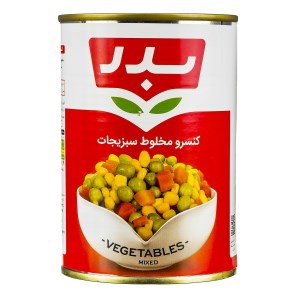 کنسرو مخلوط سبزیجات 430گ بدر