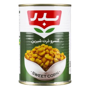 کنسرو ذرت شیرین بدر