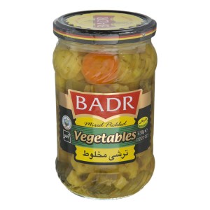 ترشی مخلوط درشت630گ بدر