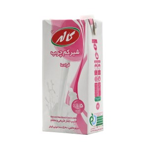 شیر کم چرب 1 لیتری کاله
