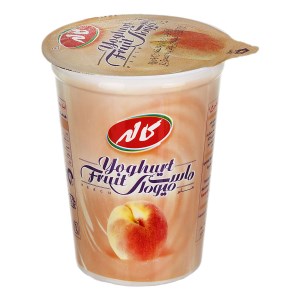 ماست هلو 450گ کاله