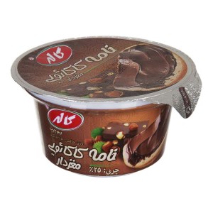 خامه کاکائویی مغز دار 150گ کاله