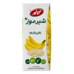 شیر موز 200م غنی شده کاله