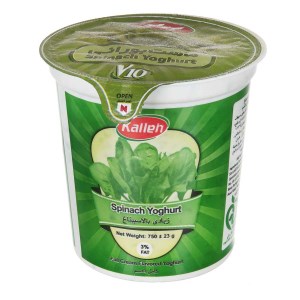 ماست اسفناج 750گ کاله