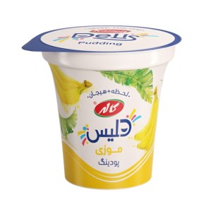 پودینگ موزی 100گ لیوانی کاله