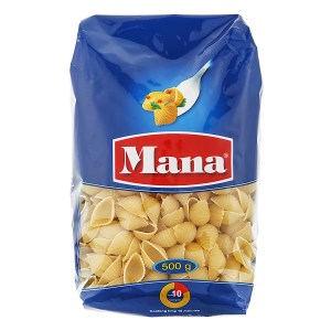 پاستا گوش ماهی بزرگ 500 گ مانا