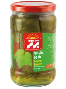 کنسرو شیشه برگ مو 670گ برتر