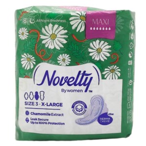 نوار بهداشتی ضخیم 3 خیلی بزرگ مخصوص شب 8 ع ناولتی
