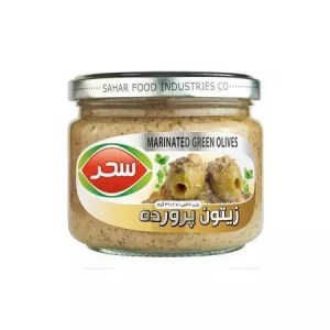 زیتون پرورده شیشه اختصاصی 310گ سحر