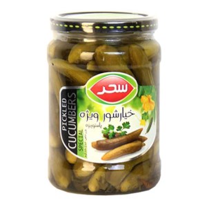 خیار شور 640 گ ویژه سحر
