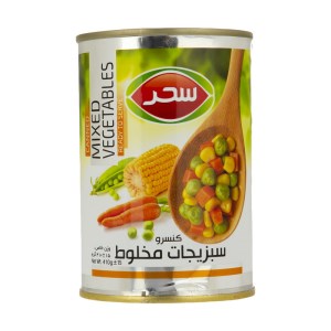 کنسرو مخلوط سبزیجات 410گ سحر