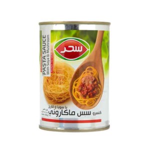 کنسرو سس ماکارونی با سویا و قارچ 400 گ سحر