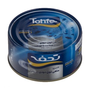 تن ماهی دودی 180گ تحفه