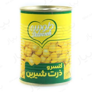 کنسرو ذرت 400 گرمی دلوسه
