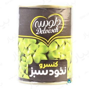 کنسرو نخود فرنگی 400گ دلوسه