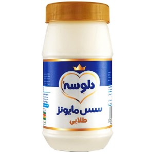 سس مایونز طلایی شیشه 580گ دلوسه
