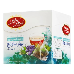 دمنوش 12 عددی بهار نارنج سحر خیز