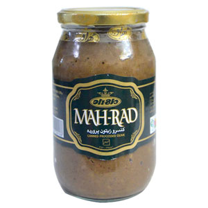 زیتون پرورده شیشه 500 گرمی مهراد