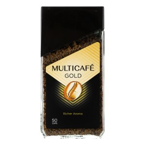 قهوه فوری گلد شیشه 100 گ مولتی کافه