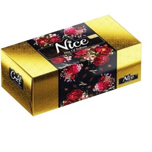 دستمال کاغذی 300 برگ طلاکوب نایس