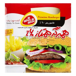 همبرگر ممتاز60درصد شام شام