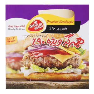 همبرگر ویژه 90درصد 400گ شام شام