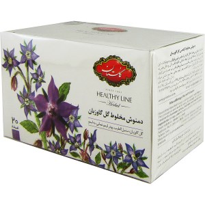 دمنوش گیاهی گل گاو زبان 20 عددی گلستان