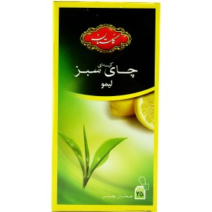 چای سبز با طعم لیمو گلستان