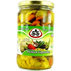 ترشی مخلوط 700گ یکویک