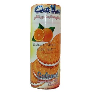 بیسکویت ساندوچی پرتقالی 400 گ سلامت