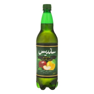 اب سیب گازدار 1لیتری ساندیس
