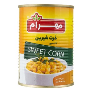 کنسرو ذرت شیرین 400 گ مهرام