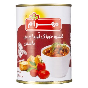 کنسرو لوبیا چیتی 400 گرمی ایزی اپن مهرام