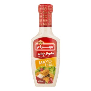 سس مایونز چیلی430گ با چربی کاهش یافته مهرام