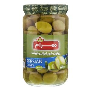 زیتون شور ویژه ایرانی درشت 680گ مهرام