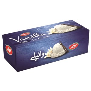 بستنی 1لیتری وانیل پایه کوتاه کاله