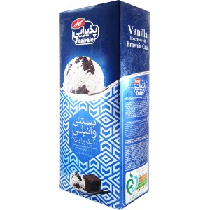 بستنی پاکتی 1ل وانیل براونی کاله